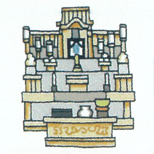 祭壇 祭壇のイラストです。