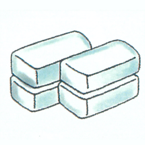 ドライアイス ドライアイスのイラストです。