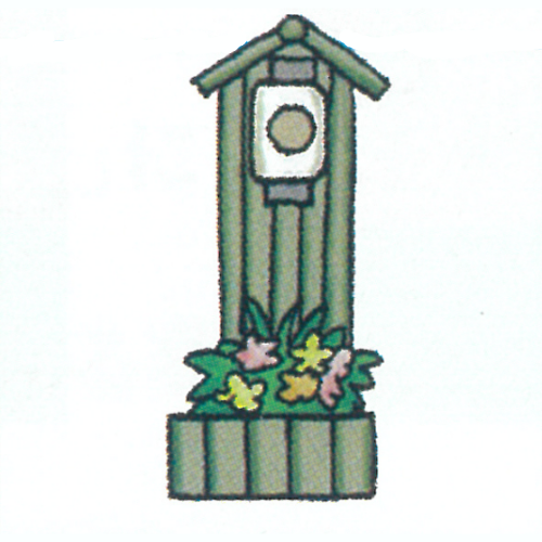 門前飾り 門前飾りのイラストです。