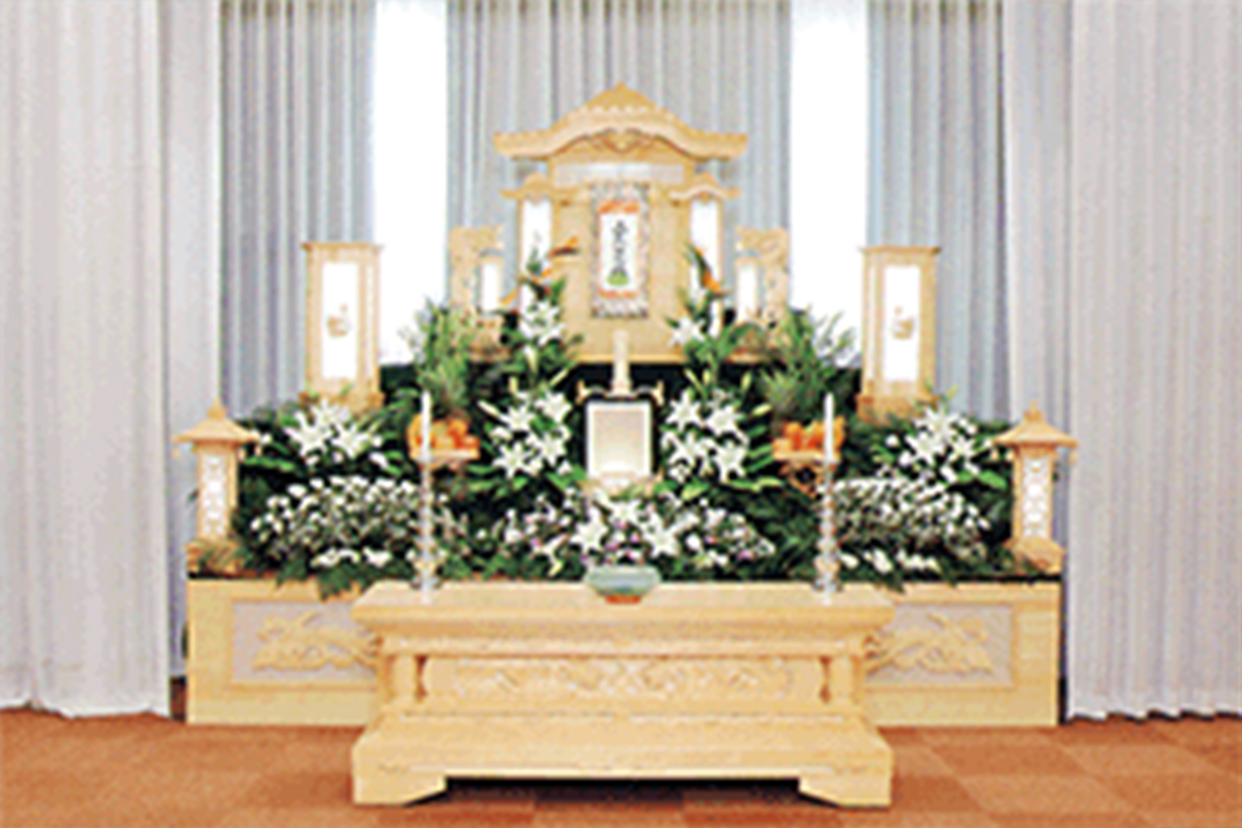 30万円コース 30万円コースの祭壇例です。