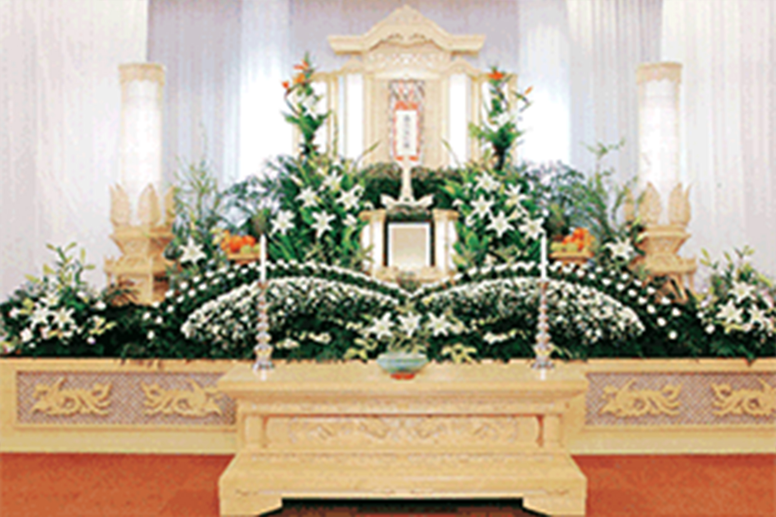 50万円コース 50万円コースの祭壇例です。