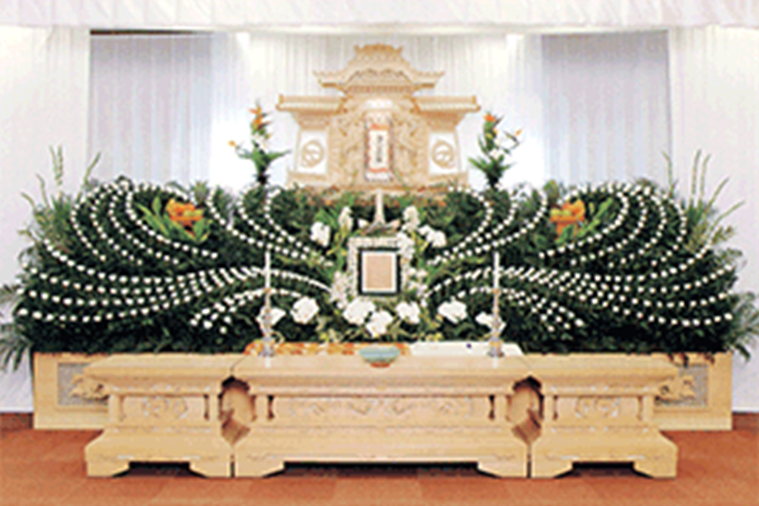 150万円コース 150万円コースの祭壇例です。